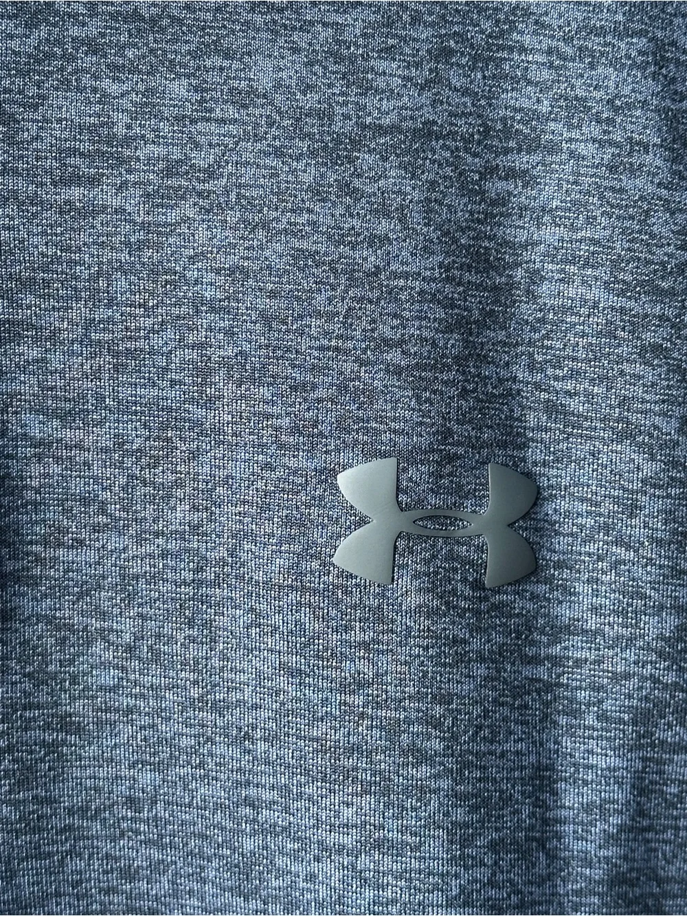 Under Armour Playoff Polo Shirt Men Blue Gray Performance Golf Stretch Button XL